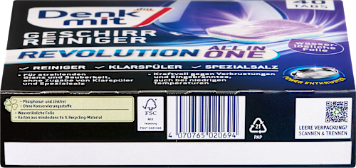 Geschirrspülmittel-Tabs Revolution Denkmit