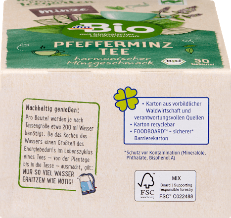 Infuso alla menta piperita dmBio