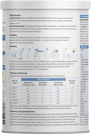 Anfangsmilch Pre auf Vollmilchbasis, von Geburt an Löwenzahn Organics