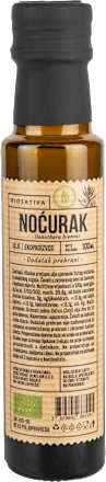 EKO hladno prešano ulje žutog noćurka BIOSATIVA