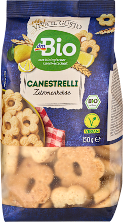 Citrónové keksy Canestrelli Viva Il Gusto dmBio
