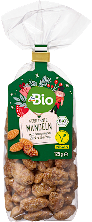 Mandorle Bio tostate ricoperte di zucchero Bio dmBio