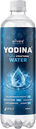 bioaktivní voda Yodina jemně sycená + elektrolyty ALIVER