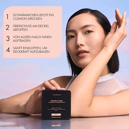 Foundation Invisible Cover Cushion 012C CATRICE
