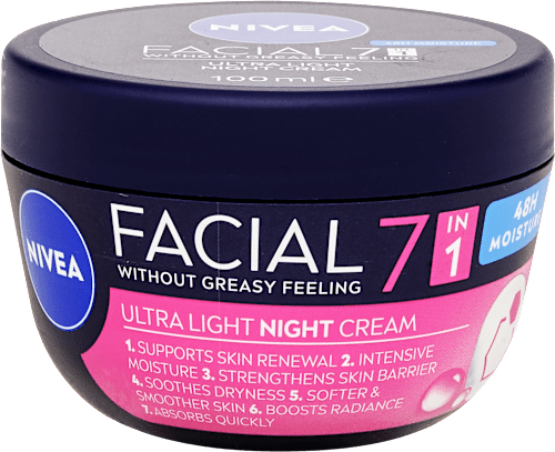 FACIAL hidratáló éjszakai arckrém NIVEA