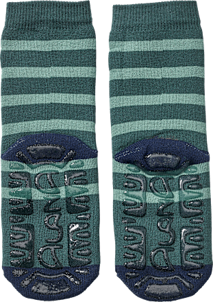 Stoppersocken mit Feuerwehr-Motiv, grün, Gr. 21/22 ALANA