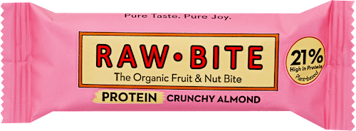 Bio proteinszelet, ropogós mandula raw bite