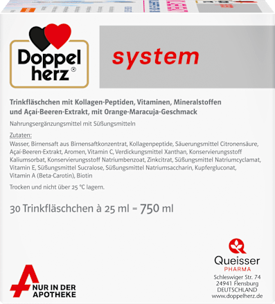 Doppelherz system Kollagen Beauty Orange-Maracuja 30 St a 25ml Doppelherz