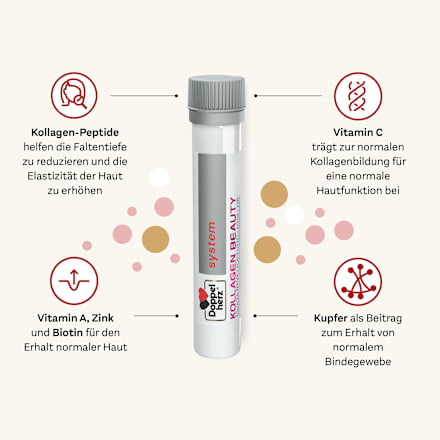 Doppelherz system Kollagen Beauty Orange-Maracuja 30 St a 25ml Doppelherz