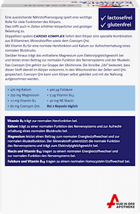 Doppelherz system Cardio Komplex Kapseln 120 St Doppelherz