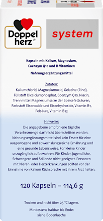 Doppelherz system Cardio Komplex Kapseln 120 St Doppelherz