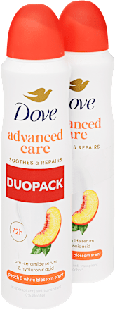 Deo spray Advanced Care Peach & White Blossom, duopack Dove