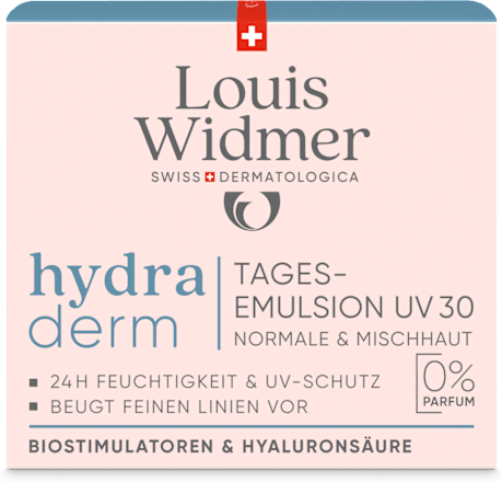 Louis Widmer hydraderm Tagesemulsion parfümfrei LSF30 Louis Widmer hydraderm