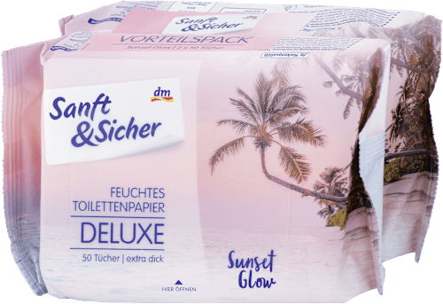 Vlhčený toaletný papier Sanft&Sicher