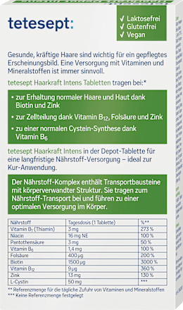 Haarkraft Intens Mini-Tabletten 30 St tetesept