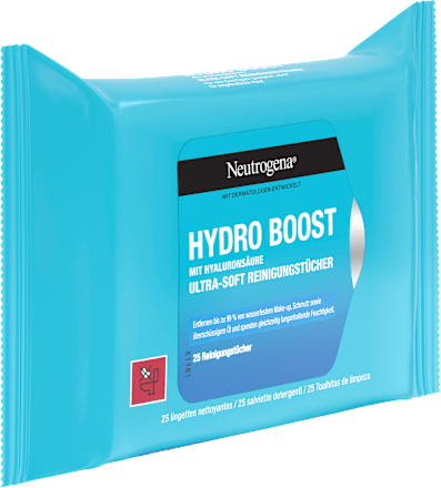 Reinigungstücher Hydro Boost mit Hyaluronsäure ultra-soft Neutrogena