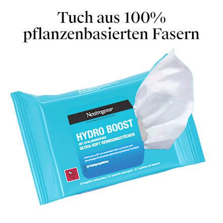 Reinigungstücher Hydro Boost mit Hyaluronsäure ultra-soft Neutrogena