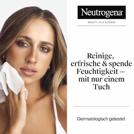 Reinigungstücher Hydro Boost mit Hyaluronsäure ultra-soft Neutrogena