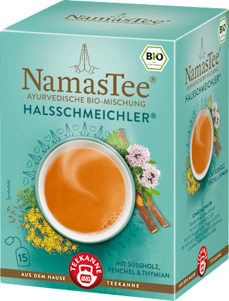 Kräutertee-Mischung Halsschmeichler (15x1,8g) Teekanne