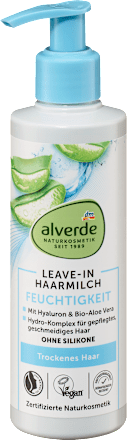 Leave-In Haarmilch Feuchtigkeit Aloe Vera & Hyaluron alverde NATURKOSMETIK