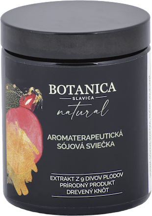 Aromaterapeutická sójová sviečka 9 divov plodov BOTANICA SLAVICA