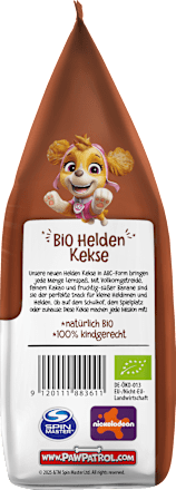 Kinderkekse Paw Patrol Dinkel, Banane & Kakao ab 3 Jahren PURE & FUN