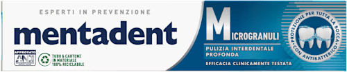 Dentifricio MICROGRANULI mentadent