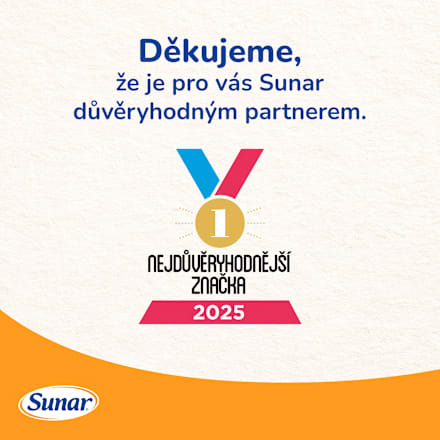 pokračovací mléčná kojenecká výživa Premium HMO 4, 24m Sunar