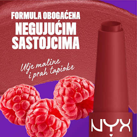  FAT MATTE karmin za usne - 09 Mauve Cloud NYX PROFESSIONAL MAKEUP