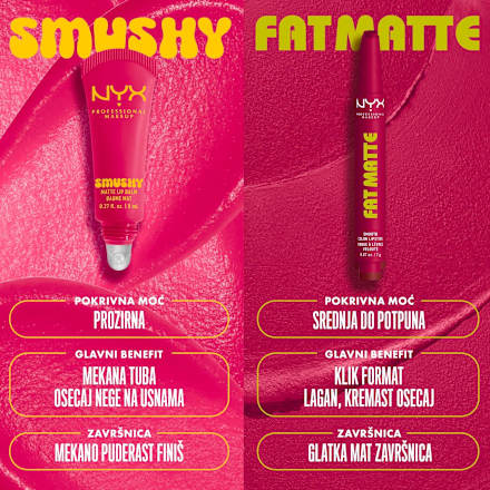 FAT MATTE karmin za usne- 01 Cozy Whipped NYX PROFESSIONAL MAKEUP
