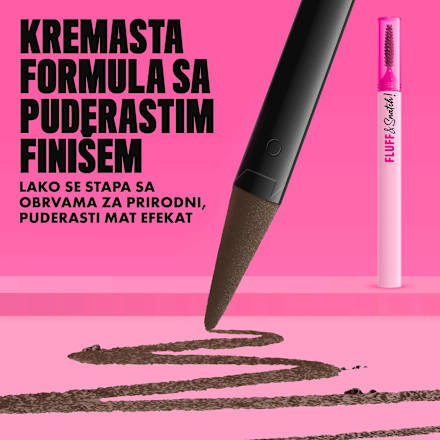 FLUFF & Snatch! olovka za obrve-  07 Espresso NYX PROFESSIONAL MAKEUP