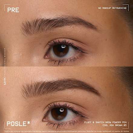FLUFF & Snatch! olovka za obrve- 05 cool ash brown NYX PROFESSIONAL MAKEUP