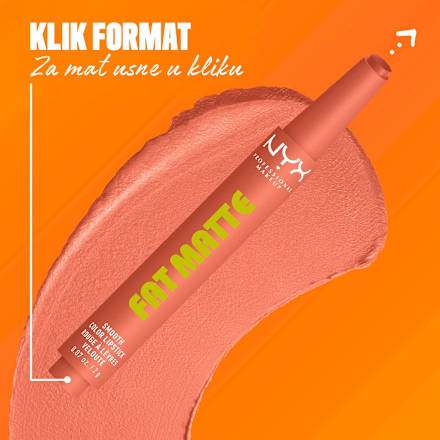 FAT MATTE karmin za usne- 02 cashmere cutie NYX PROFESSIONAL MAKEUP