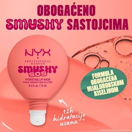 SMUSHY SOS maska za usne - 03 peachy pamper NYX PROFESSIONAL MAKEUP