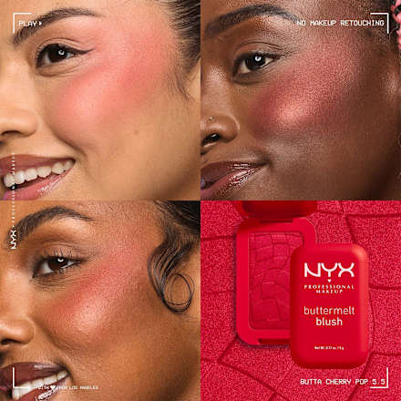 buttermelt blush rumenilo- 05.50 cherry pop NYX PROFESSIONAL MAKEUP