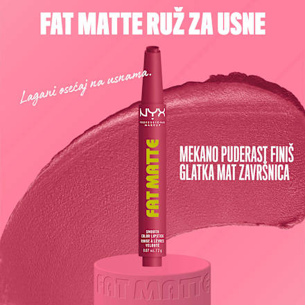 FAT MATTE karmin za usne - 12 Blush Blanket NYX PROFESSIONAL MAKEUP