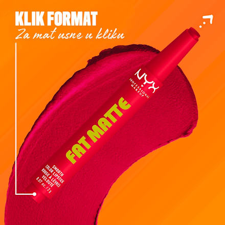  FAT MATTE karmin za usne- 15 Fuzzy Flame NYX PROFESSIONAL MAKEUP