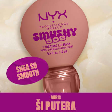 SMUSHY SOS maska za usne - 02 shea so smooth NYX PROFESSIONAL MAKEUP