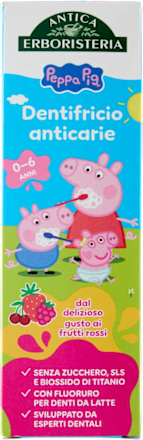 Dentifricio anticarie Peppa Pig ANTICA ERBORISTERIA