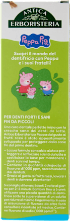 Dentifricio anticarie Peppa Pig ANTICA ERBORISTERIA