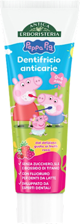 Dentifricio anticarie Peppa Pig ANTICA ERBORISTERIA