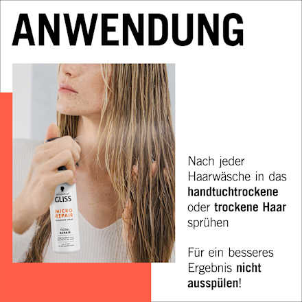 Sprühkur Micro Repair Schwarzkopf GLISS