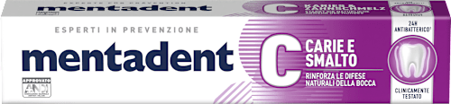 Dentifricio CARIE E SMALTO mentadent