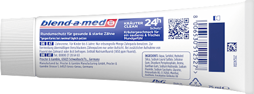 Zahnpasta Kräuter Clean blend-a-med