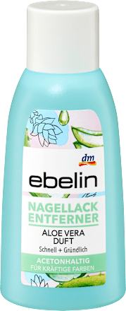 Körömlakklemosó acetonos, aloe vera illattal ebelin