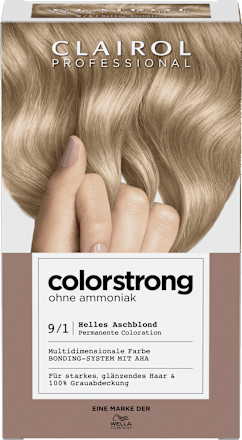 Haarfarbe Permanente Coloration 9/1 Helles Aschblond CLAIROL PROFESSIONAL