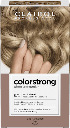 Haarfarbe Permanente Coloration 8/1 Aschblond  CLAIROL PROFESSIONAL