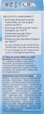 Pleťové sérum na pokožku okolo očí a pier Beauty Hyaluron Balea