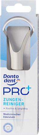 Curățător de limbă PRO+ din oțel inoxidabil Dontodent PRO+