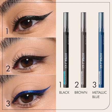 Eyeliner Hyper Liner Brush Waterproof 020 Dark Mocca CATRICE